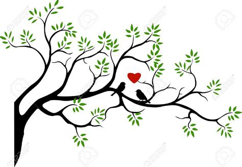 tree silhouette with bird love couple | Tree silhouette, Bird silhouette, Butterfly tree