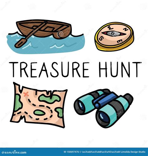 Treasure Hunting Clipart