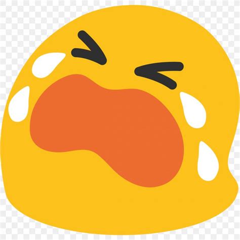 Face With Tears Of Joy Emoji Android Crying Emoticon Png 1200x1200px