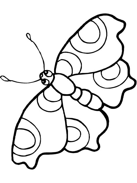 Butterfly Outline Coloring Page Coloring Home
