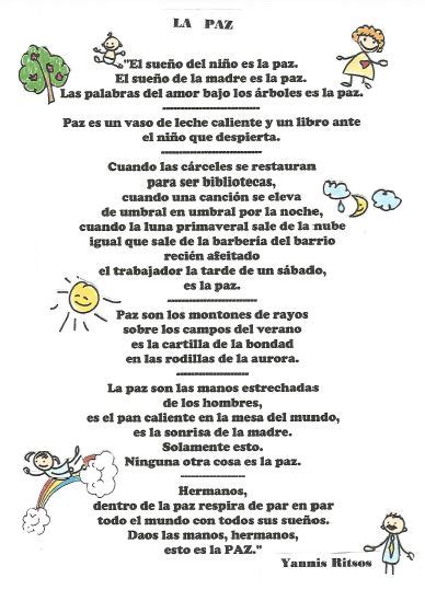 Poesias Del Dia De La Paz Poemas Cortos Sobre La Paz