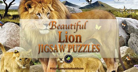 Lion Jigsaw Puzzle 1000 Piece Panoramic Jigsaw Puzzle