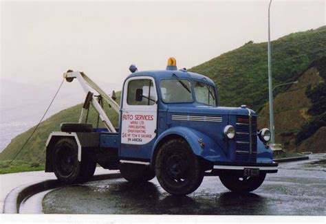 Old Bedford Tow Truck Clive Cussler Levo Auto Service Wrecker Tow