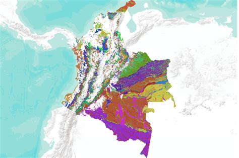 Ecosystemas Terrestres De Colombia Data Basin