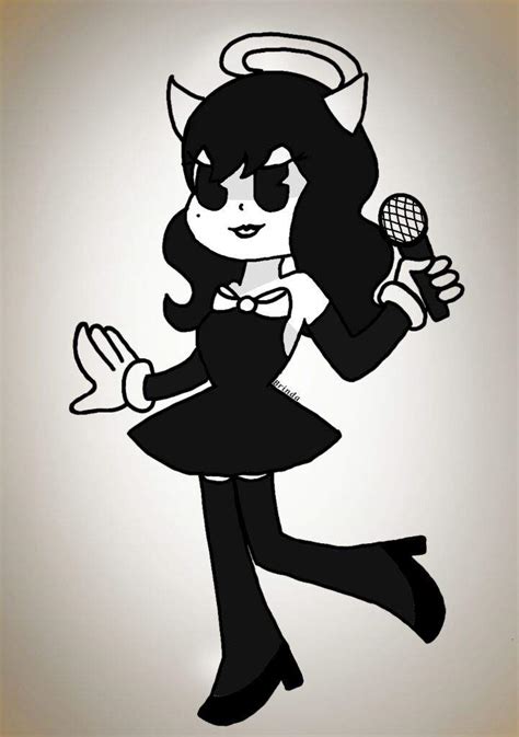 Bendy And The Ink Machine Alice Angel And Bendy Fighting Drinkwas