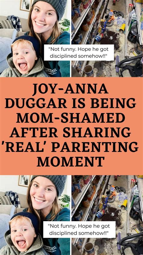 Joy Anna Duggar Is Being Mom Shamed After Sharing Real Parenting