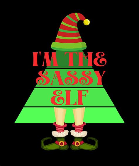 Im The Sassy Elf Digital Art By Be Varvaro Fine Art America