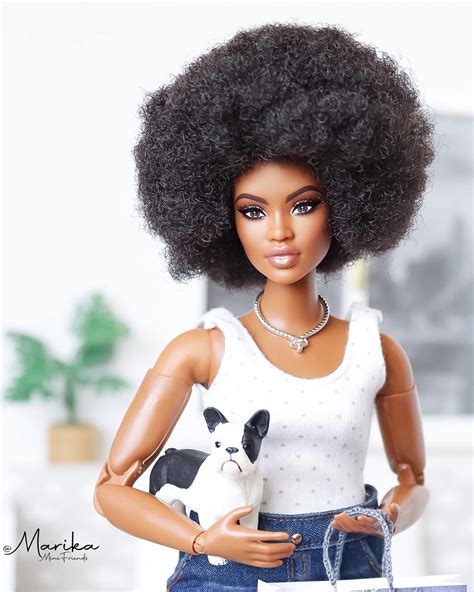 Beautiful Barbie Dolls Pretty Dolls Afro Natural Hair Doll Baby