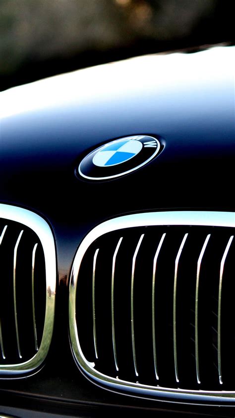 Download Wallpaper 938x1668 Bmw Hood Logo Iphone 876s6 For