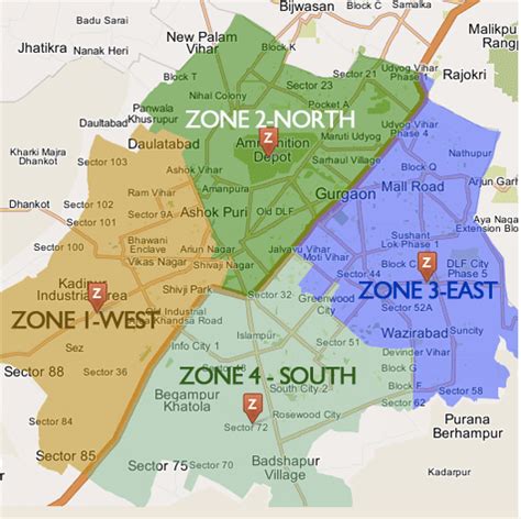 Explore The Sector Wise Map Of Gurgaon Winword Realty