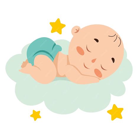 Dibujo De Dibujos Animados De Un Personaje De Bebé Recién Nacido