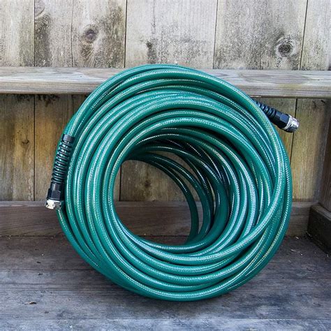 Green Lightweight Garden Hose White Flower Farm