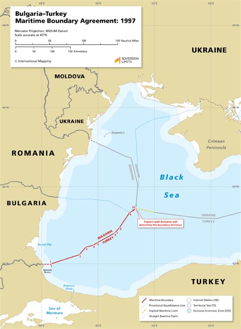Bulgariaturkey Maritime Boundary Agreement 1997 Sovereign Limits