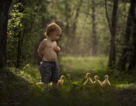 Mother Takes Magical Pictures Of Her Two Kids With Animals On Her Farm