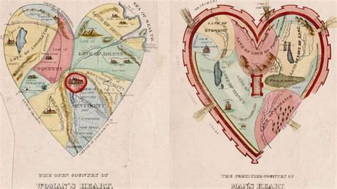 Topografía Amorosa Qué Revelan Los Mapas Del Corazón De Una Mujer Y Un
