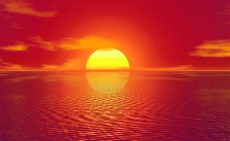 3440x1440 Resolution Sunset And Horizon Orange Reflection 3440x1440