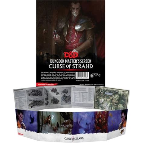 Dungeons And Dragons 5e Curse Of Strahd Dm Screen Boardgamesca