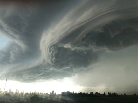 Storm Clouds Near Vulcan Ab 06 12 2020 Alberta