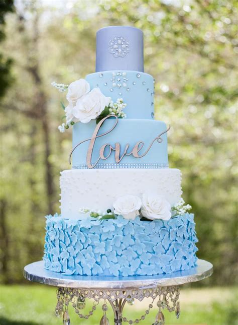 Southern Blue Celebrations Light Blue Wedding Cakes