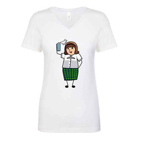 Hairspray Womens White V Neck T Shirt