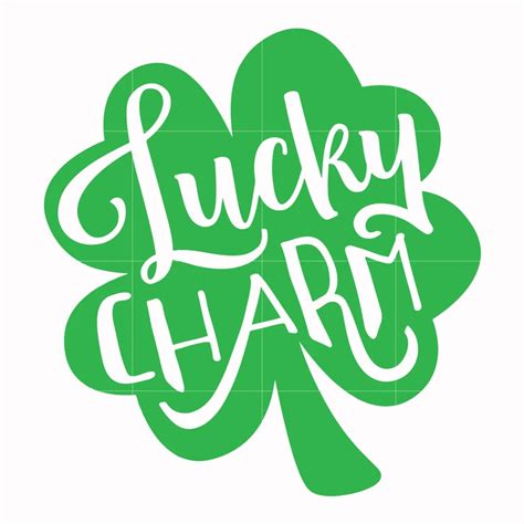 Lucky Charm Svg Shamrock Svg St Patrick Day Svg Leprechaun Svg