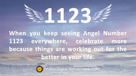 Angel Number 1123 Significato Successo 1123 Numerologia