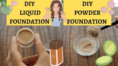 Diy Liquid Foundation And Powder Foundationfull Coverage Liquid