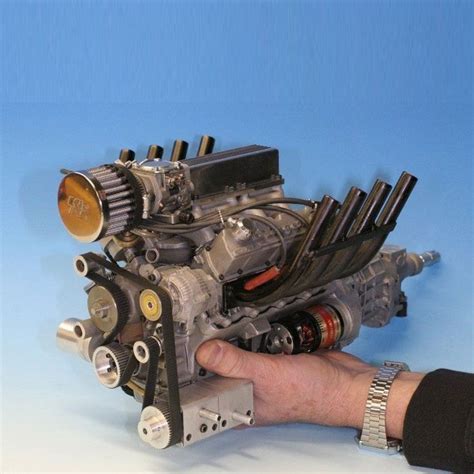 Visit Machine Shop Café Fully Working Model V8 Engine Engineering