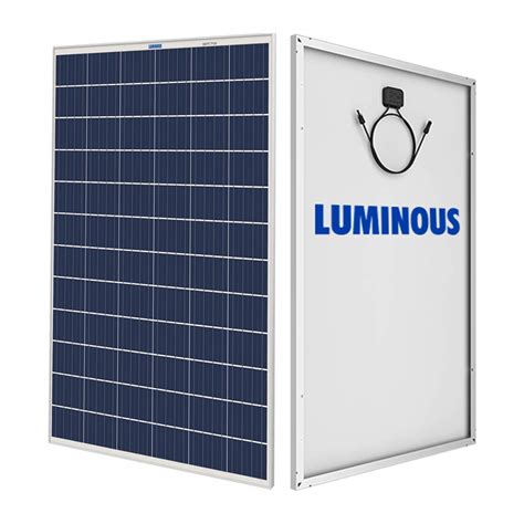 Luminous Bis Certified Polycrystalline 330 Watt Solar Panel For Home