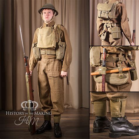 British Infantry Combat Uniform 1939 1945 History In The Making