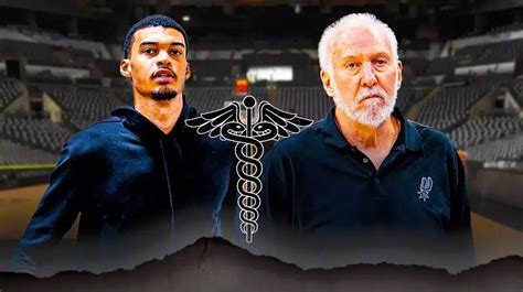 Spurs Gregg Popovich Highlights Doctors Orders Amid Victor Wembanyamas Absence