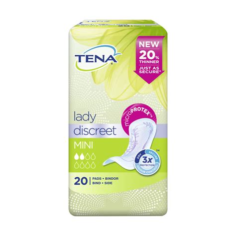 Buy Tena Lady Discreet Mini 20 Pack Chemist Direct