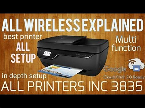 For this, ensure that your router is functioning properly and turned on. HP deskjet 3835 ink advantage wireless indepth review,setup all functions explained - YouTube