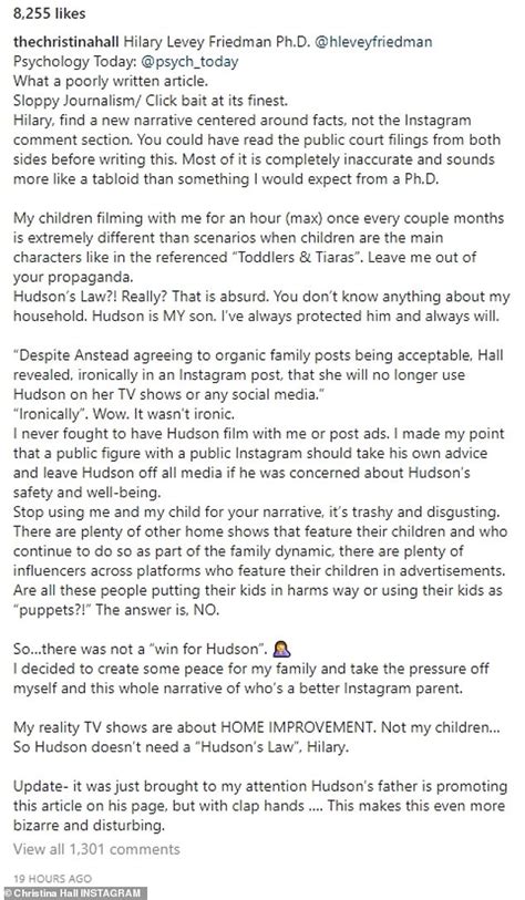 Christina Hall Addresses Keeping Son Hudson 3 Off Social Media Amid Ant Anstead Drama Daily