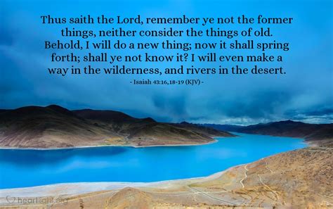 Isaiah 431618 19 Kjv — Todays Verse For Friday December 31 2010