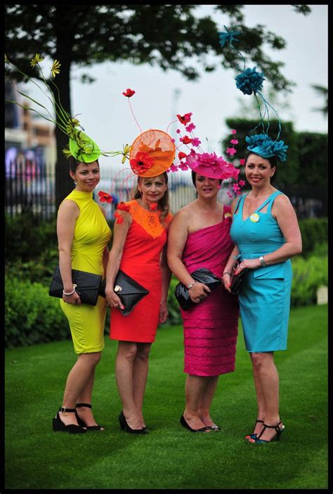 Guests At Royal Ascot Tea Party Outfits Kentucky Derby Party Attire Derby Outfits