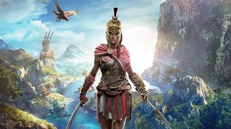 kassandra in assassin s creed odyssey 4k wallpapers hd wallpapers id 25540