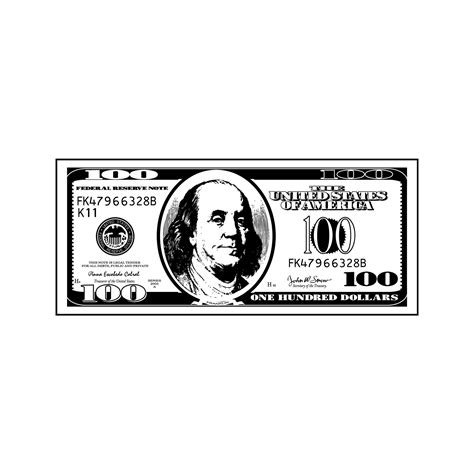 View 14 100 Dollar Bill Png Black And White Basesafequote