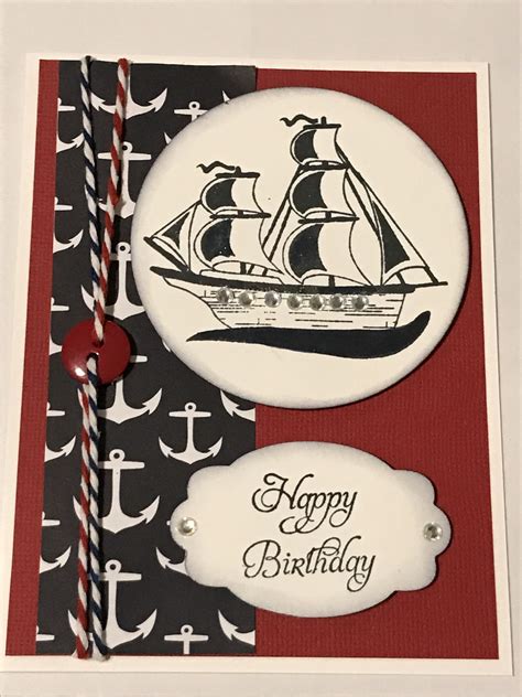 Ship Sailing Birthday Card 1157 Birthday Cards Cards Happy Birthday