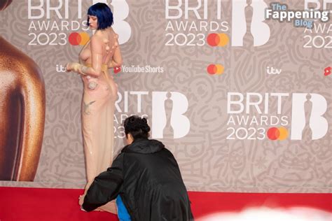 Ashnikko Stuns At The Brit Awards In London Photos Thefappening