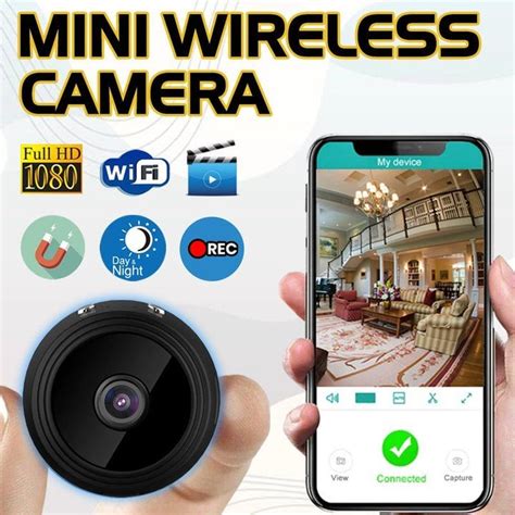 Lerro Mini 1080p Hd Wireless Magnetic Security Camera