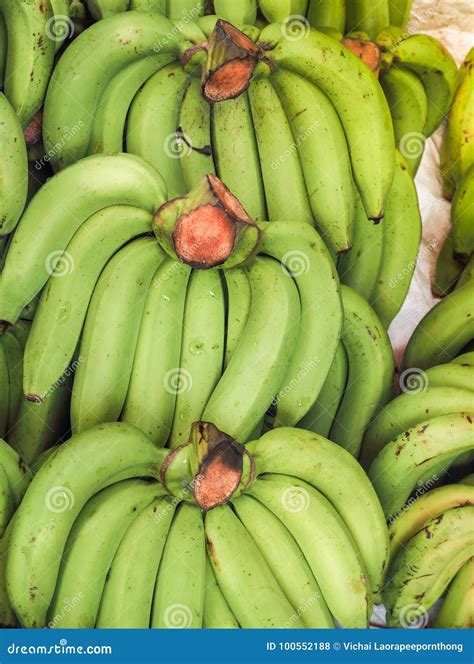 Bunch Of Ripened Organic Bananas Stock Photo Image Of Squash Market