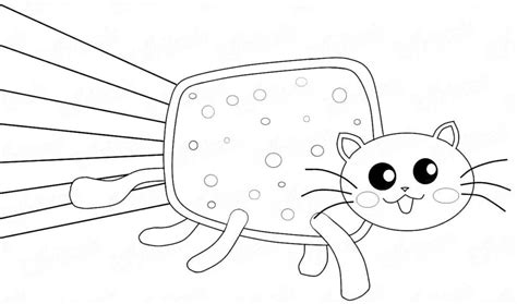 Dibujos De Nyan Cat Para Colorear Wonder