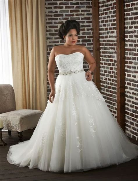 Rainingblossoms 2014 New Plus Size Wedding Gowns In