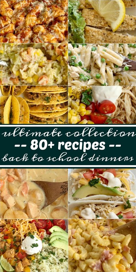 The Best Collection of Back-to-School Dinner Recipes ...