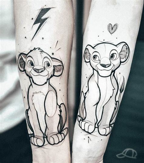 Top 117 Simba And Nala Couple Tattoo