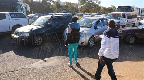 Long Queues At Seke Road Roadblocks Zimbabwe Situation