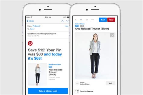 Pinterest Launches A New Way To Track Price Drops On Buyable Pins