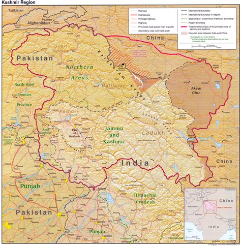 Political map of the kashmir region districts showing the pir panjal range and the kashmir valley or vale of kashmir. Download Free Kashmir Maps