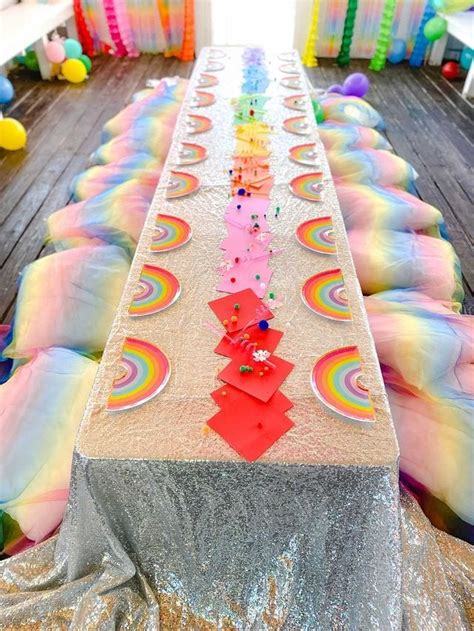 Rainbow Party Pretty Rainbow Themed Party Ideas